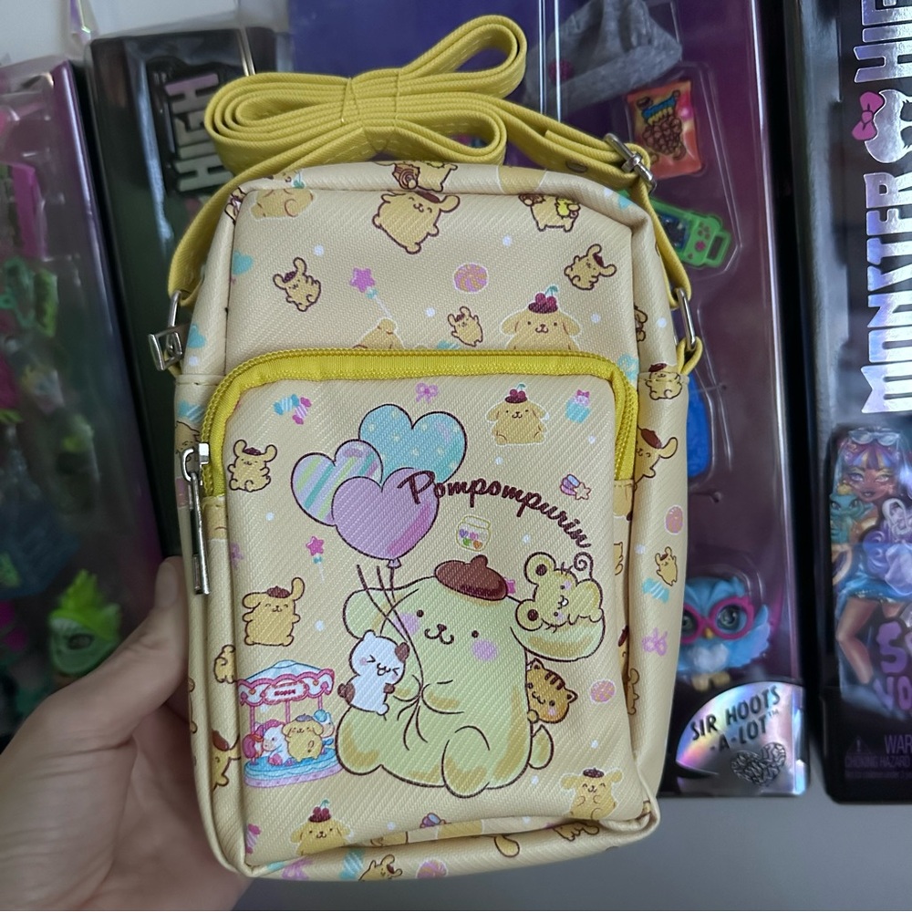Pompompurin Crossbody Bag Purse Yellow